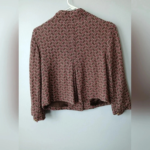 Lilly Pulitzer women's 0 #66197 Valeria Smores Blazer Jacket Office Wear - Picture 2 of 9